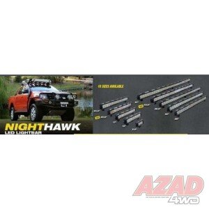 Night Hawk Light Bar 13" Flood SR 21W 9 LED Inc Cover