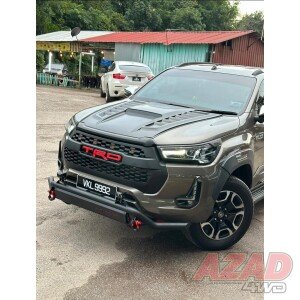 Toyota Hilux Bonnet Scoop Enhance your Toyota Hilux with the Bonnet Scoop, designed to improve both engine performance and aesthetics. This precision-fit scoop optimizes airflow to your engine, boosting efficiency whether you’re off-roading or driving in the city. Key Features Optimized Airflow – Enhances engine cooling for improved performance. Durable Construction – Made from high-quality materials to withstand tough conditions. Aggressive, Sporty Design – Elevates the rugged look of your Hilux. Perfect Fit – Seamlessly integrates with your vehicle’s bonnet. Why Choose the Toyota Hilux Bonnet Scoop? Performance Boost – Helps maintain engine efficiency and cooling. Off-Road & Urban Ready – Functional and stylish for any driving condition. Built to Last – Designed for durability and long-term reliability. Upgrade your Toyota Hilux with the Bonnet Scoop for the perfect mix of style, durability, and enhanced performance. Order now!